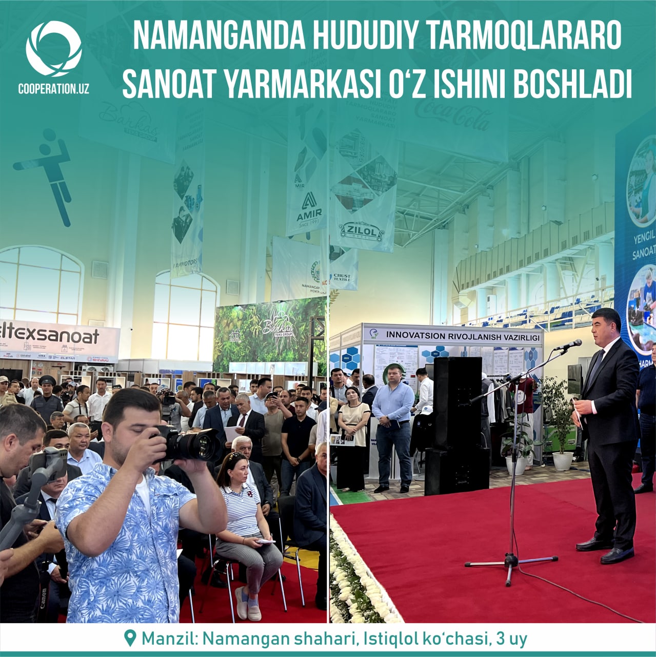 A regional intersectoral industrial exhibition has started in Namangan