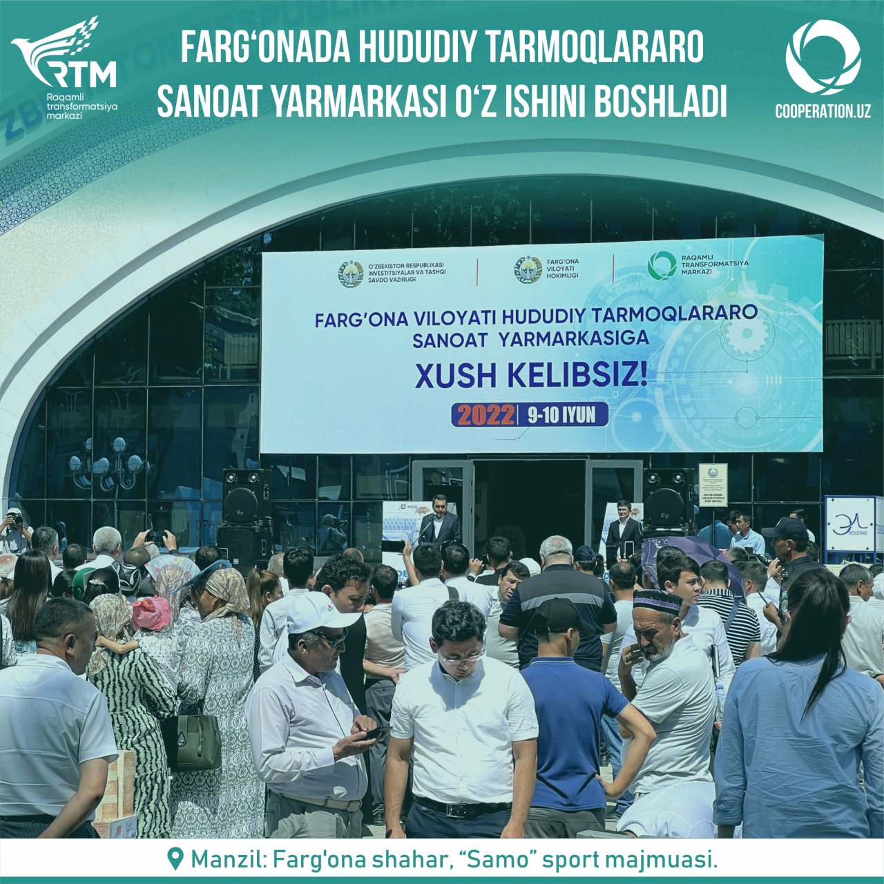 A regional intersectoral industrial exhibition has started in Ferghana